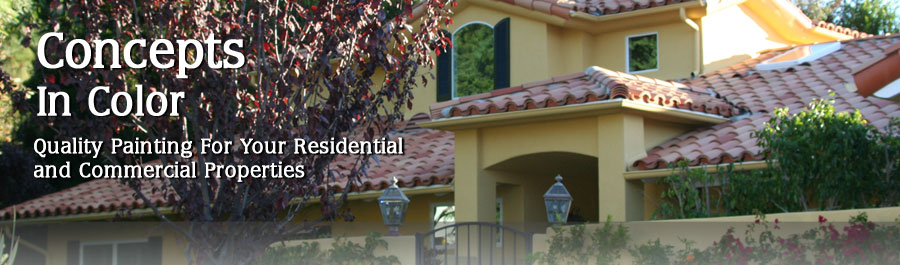 Concepts In Color, Interior Exterior Painting, Los Angeles